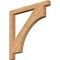Ekena Millwork Westlake Block Smooth Bracket, Western Red Cedar, 3 1/2"W x 40"D x 40"H BKT04X40X40WTL05SWR - alternate 1
